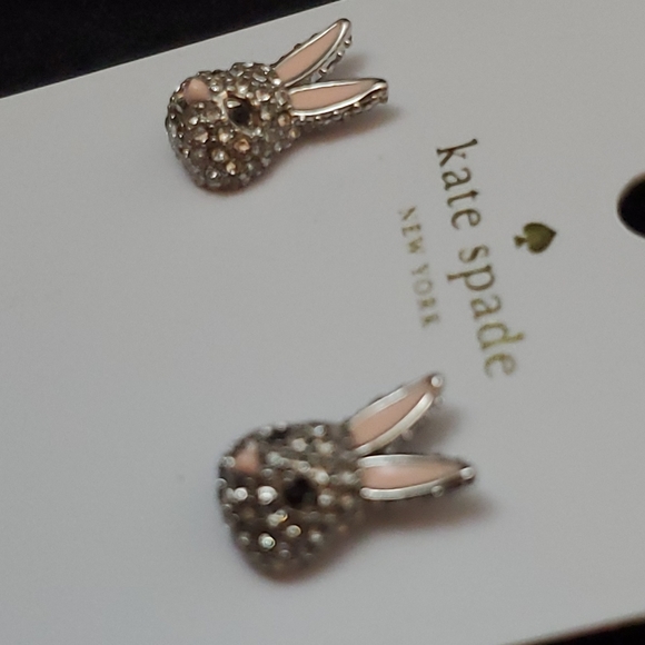 NWT Kate Spade Make Magic Bunny Stud Earrings - Picture 3 of 7